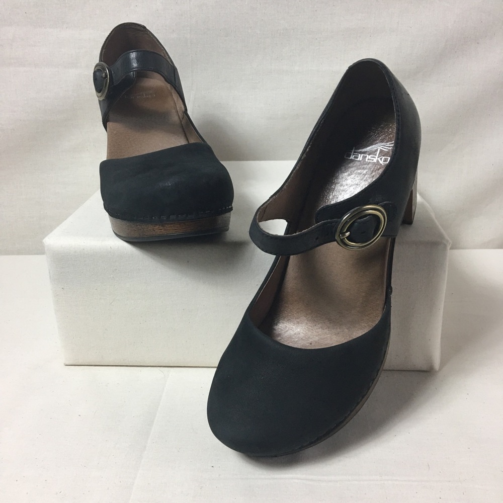 Dansko Dorothy Platform Pump - Black - UK 40